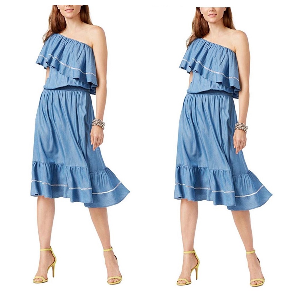 INC International Concepts One-Shoulder Dress